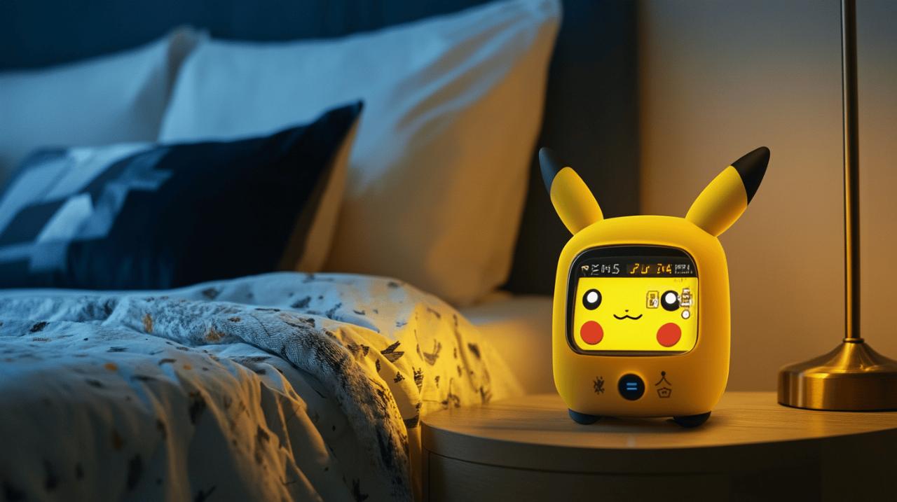 La Radio Reveil Veilleuse Pikachu Pokemon : l’accessoire pop culture qui revolutionne votre reveil quotidien
